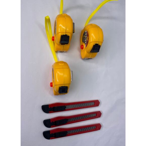 3-Pack 3m Tape Measures & 3 Utility Knives – DIY & Toolbox Essential 6-Piece - Picture 10 of 16